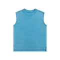 Snow Washed Kids’ Tank Top in Sky Blue — front view