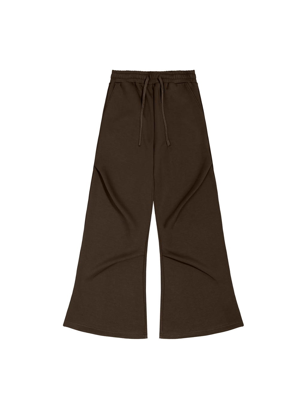Wide-Leg Drawstring Sweatpants