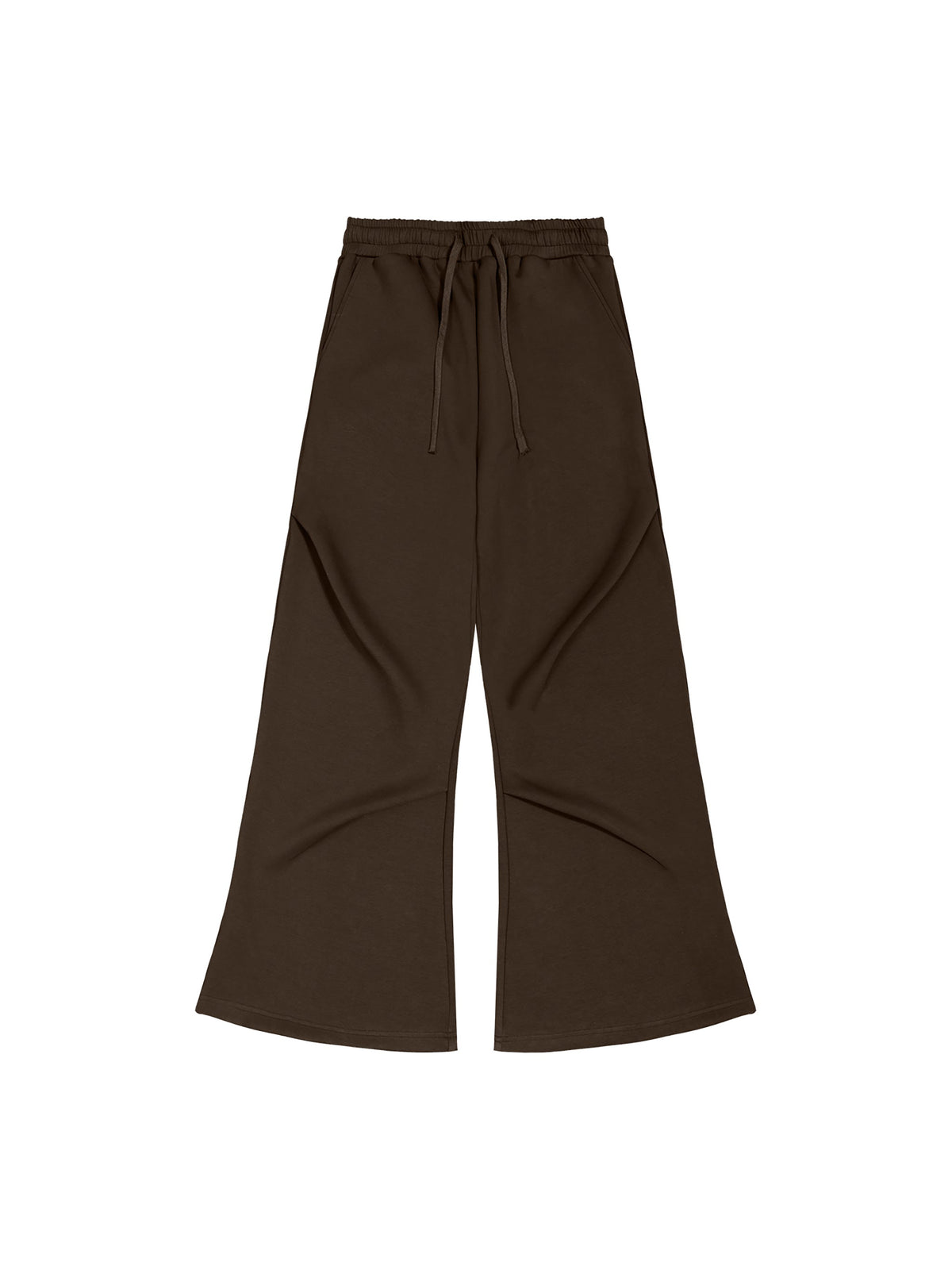 Wide-Leg Drawstring Sweatpants