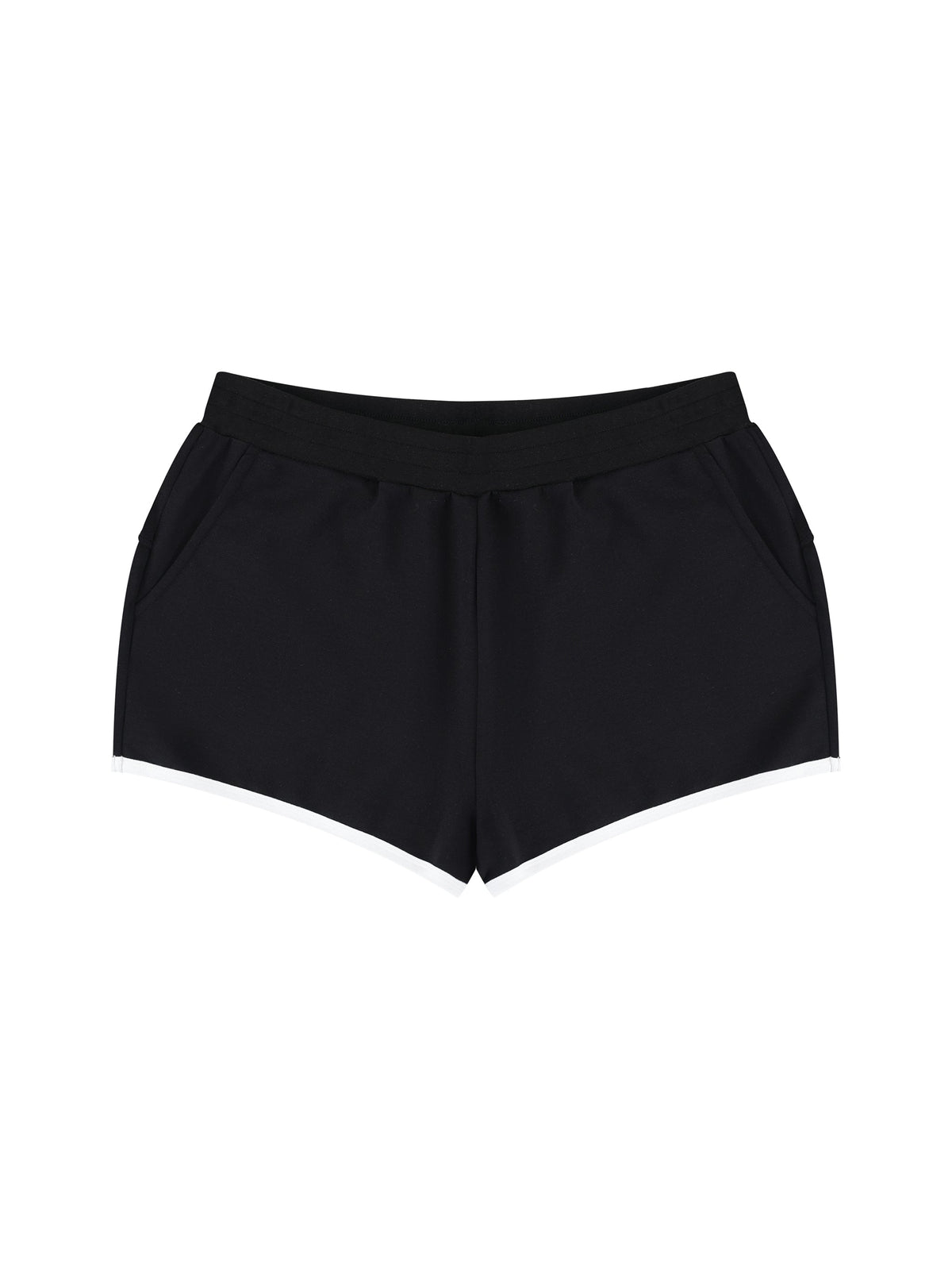 Women’s Retro Contrast Binding Shorts