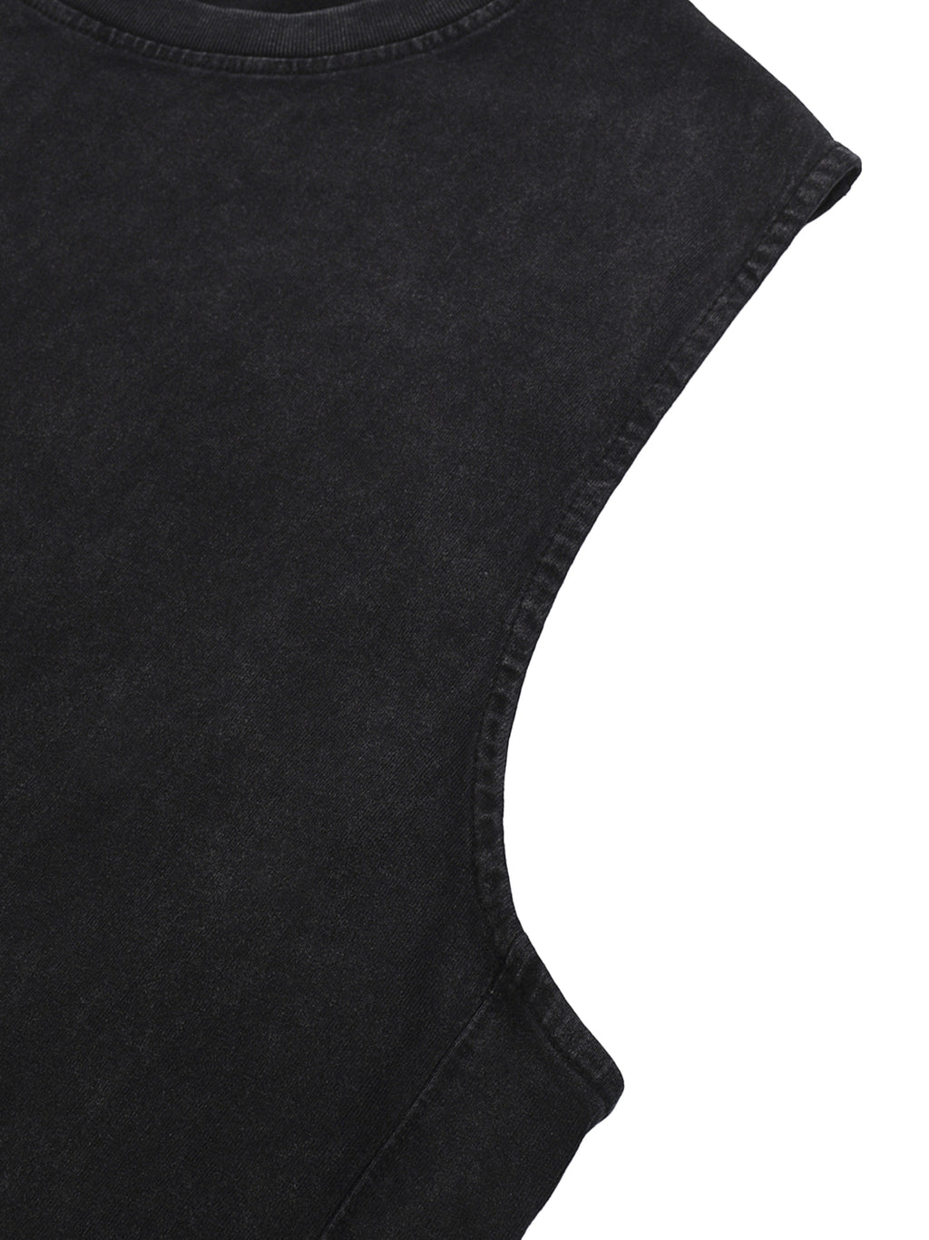 Snow Washed Raw-Hem Tank Top
