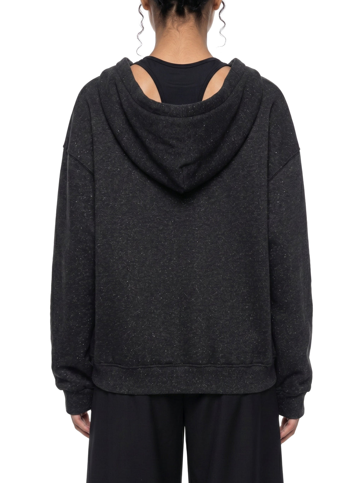 Unisex Sparkles Full Zip Boxy Hoodie