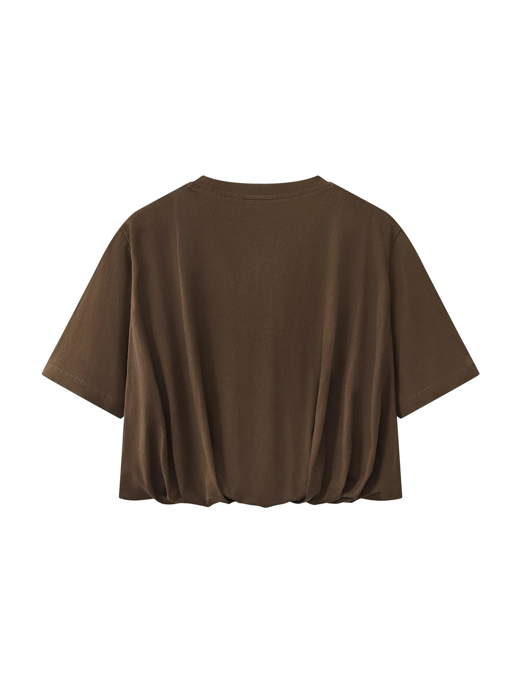 Women’s Crop Bubble Hem T-Shirt