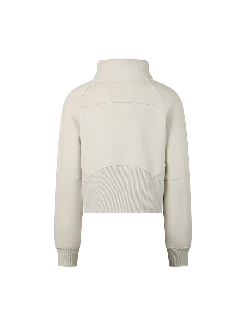 Cropped Half-Zip Sweatshirt