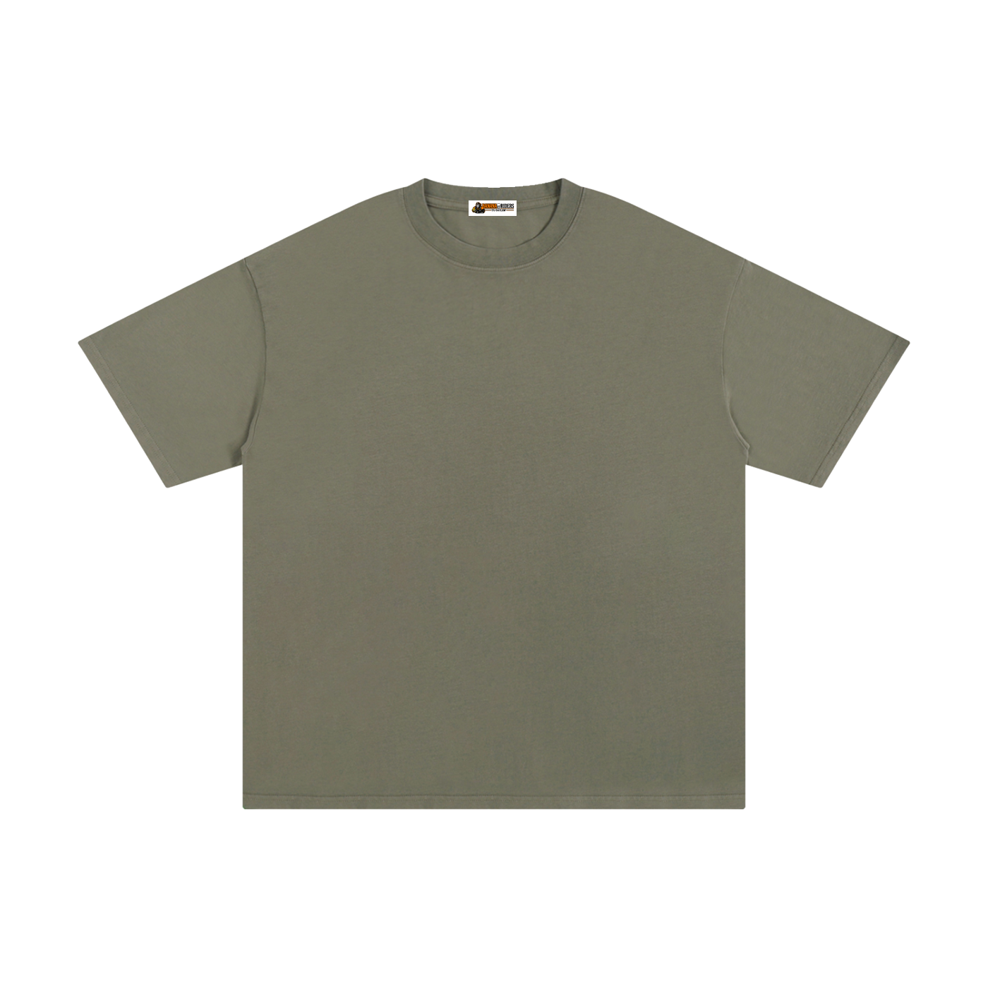 Unisex Pure Cotton T-Shirt – Greyish Green front