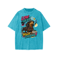 Low Gear High Drama snow-washed kids’ T-shirt in sky blue