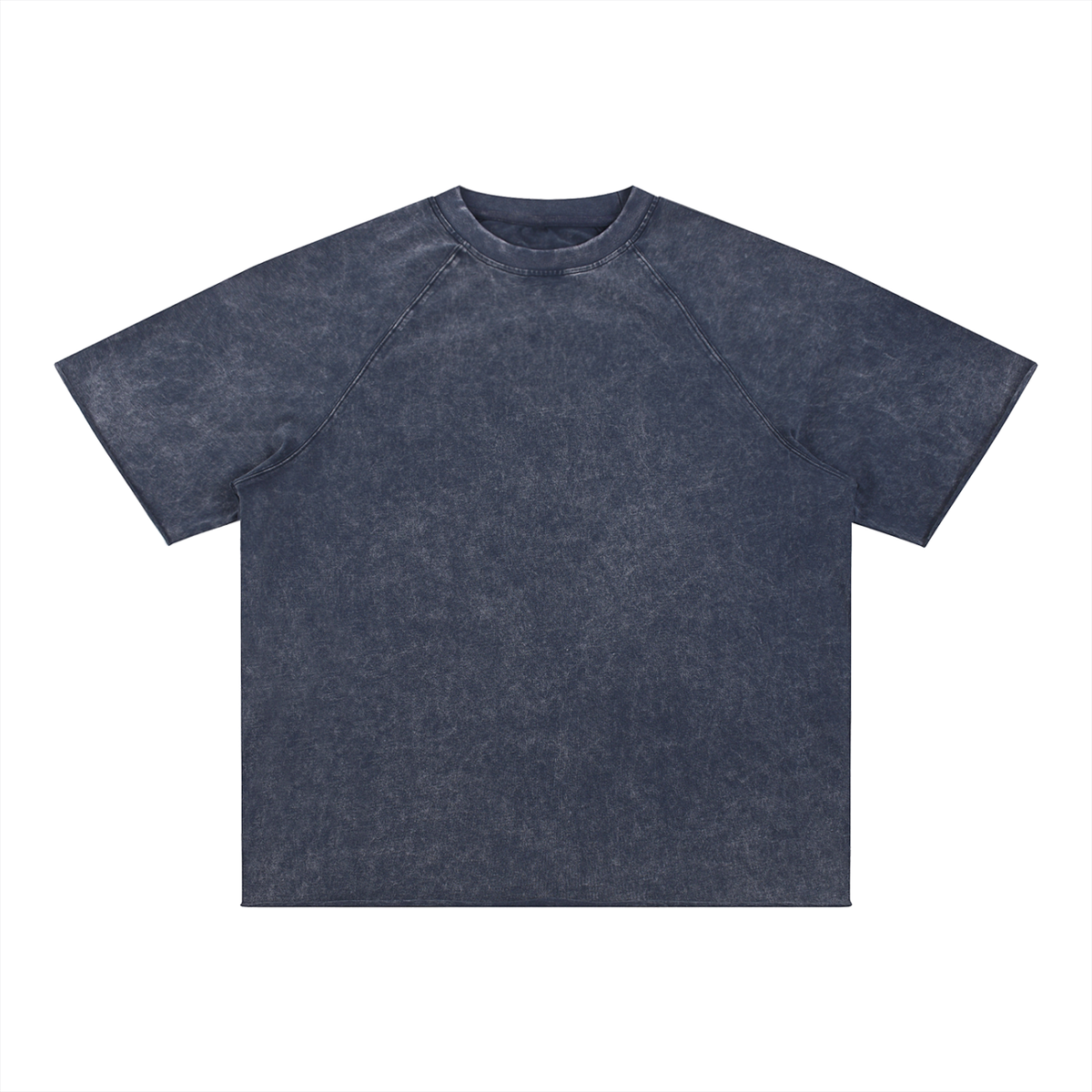 Unisex Mineral Wash Raw Edge T-Shirt