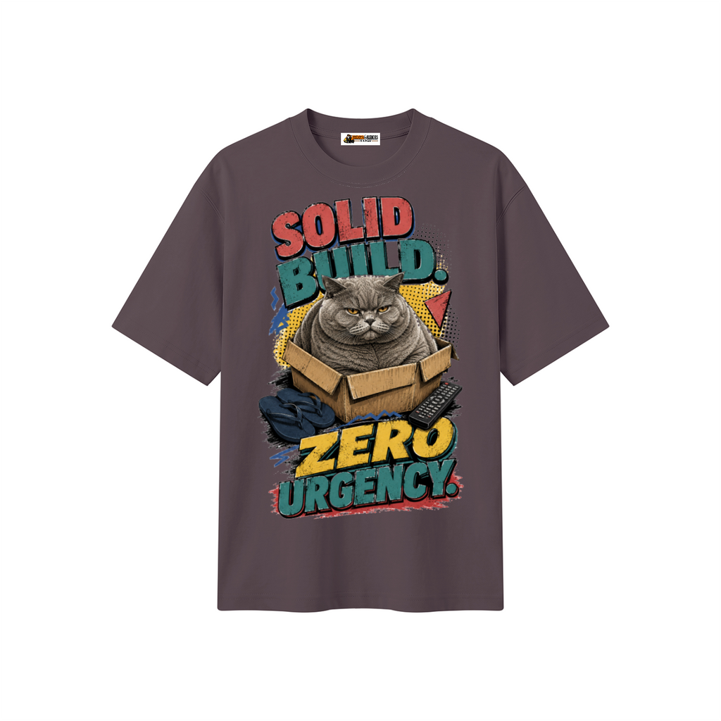 Solid Build Unisex Heavyweight Oversized T-Shirt