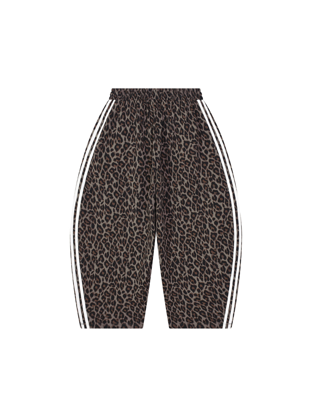 Unisex Leopard Barrel Leg Sweatpants