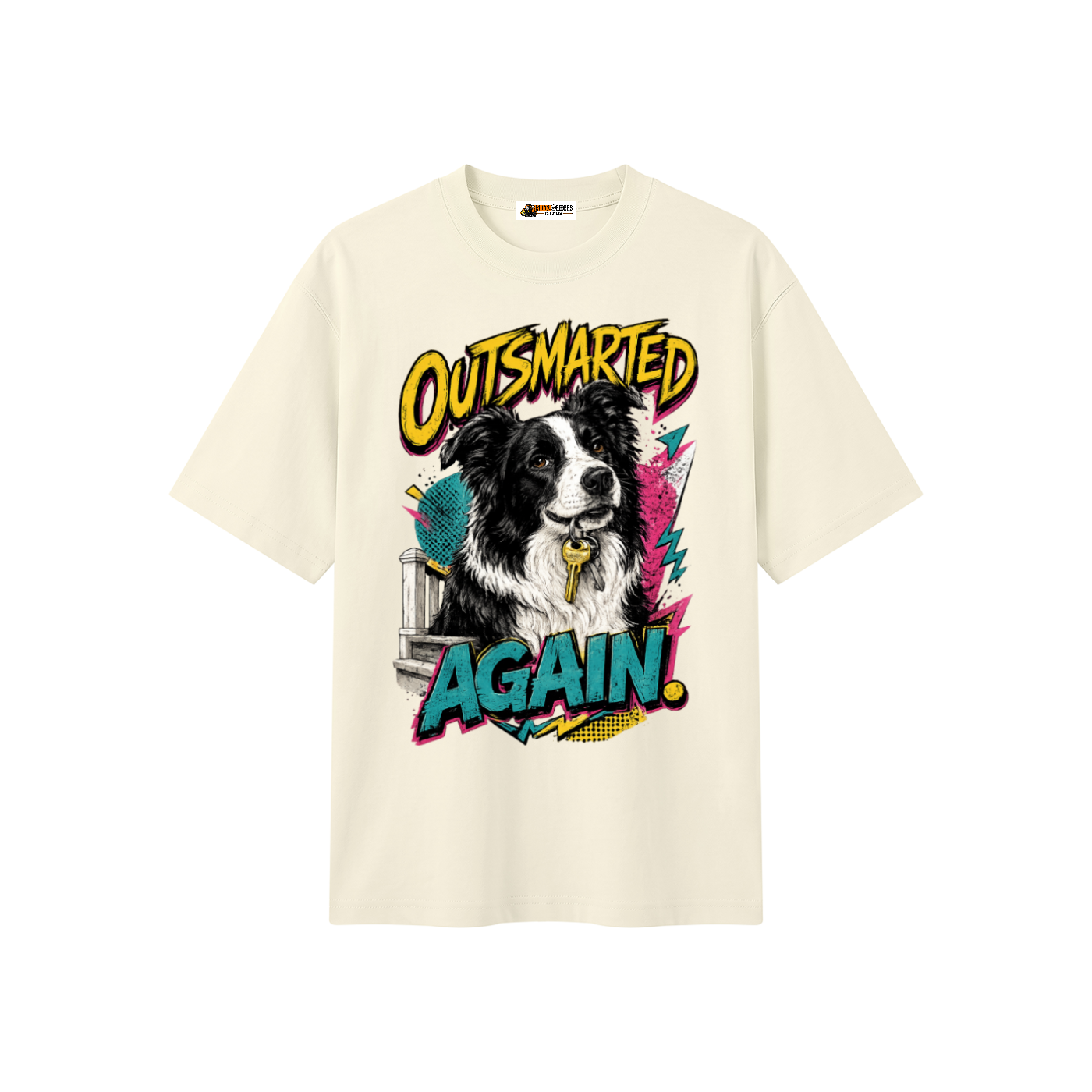 Outsmarted Again Unisex Heavyweight Oversized T-Shirt