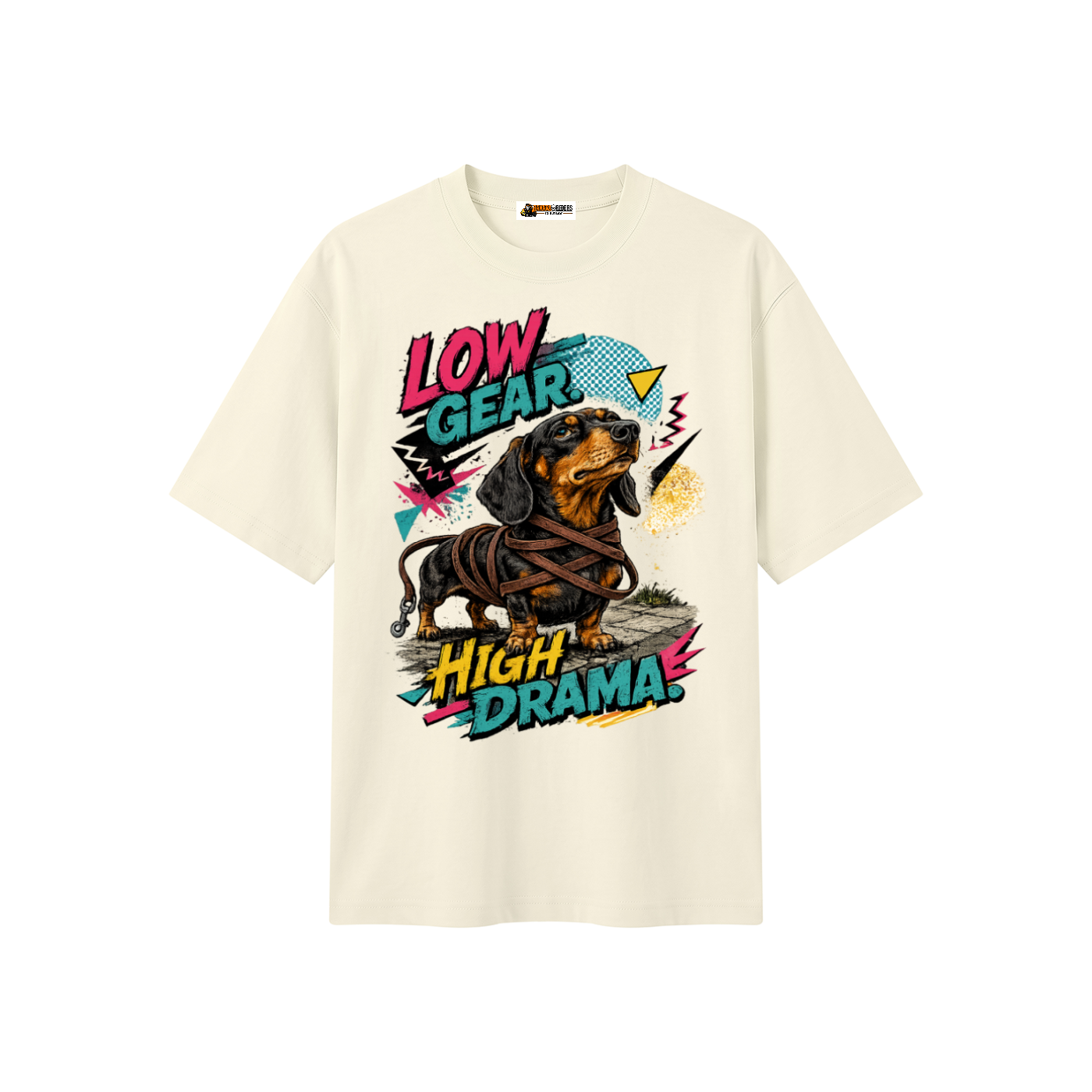 Low Gear High Drama Unisex Heavyweight Oversized T-Shirt