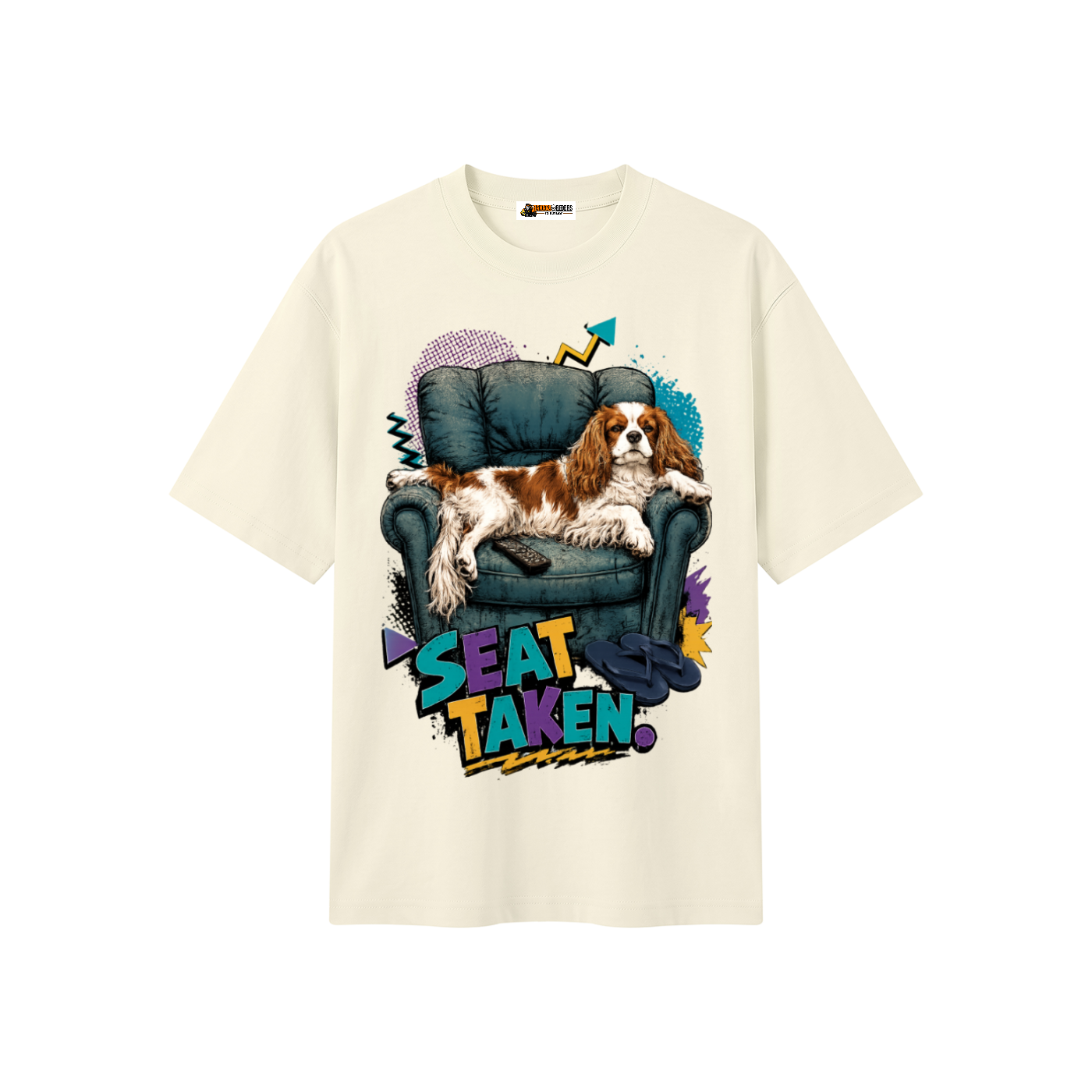 Seat Taken Unisex Heavyweight Oversized T-Shirt