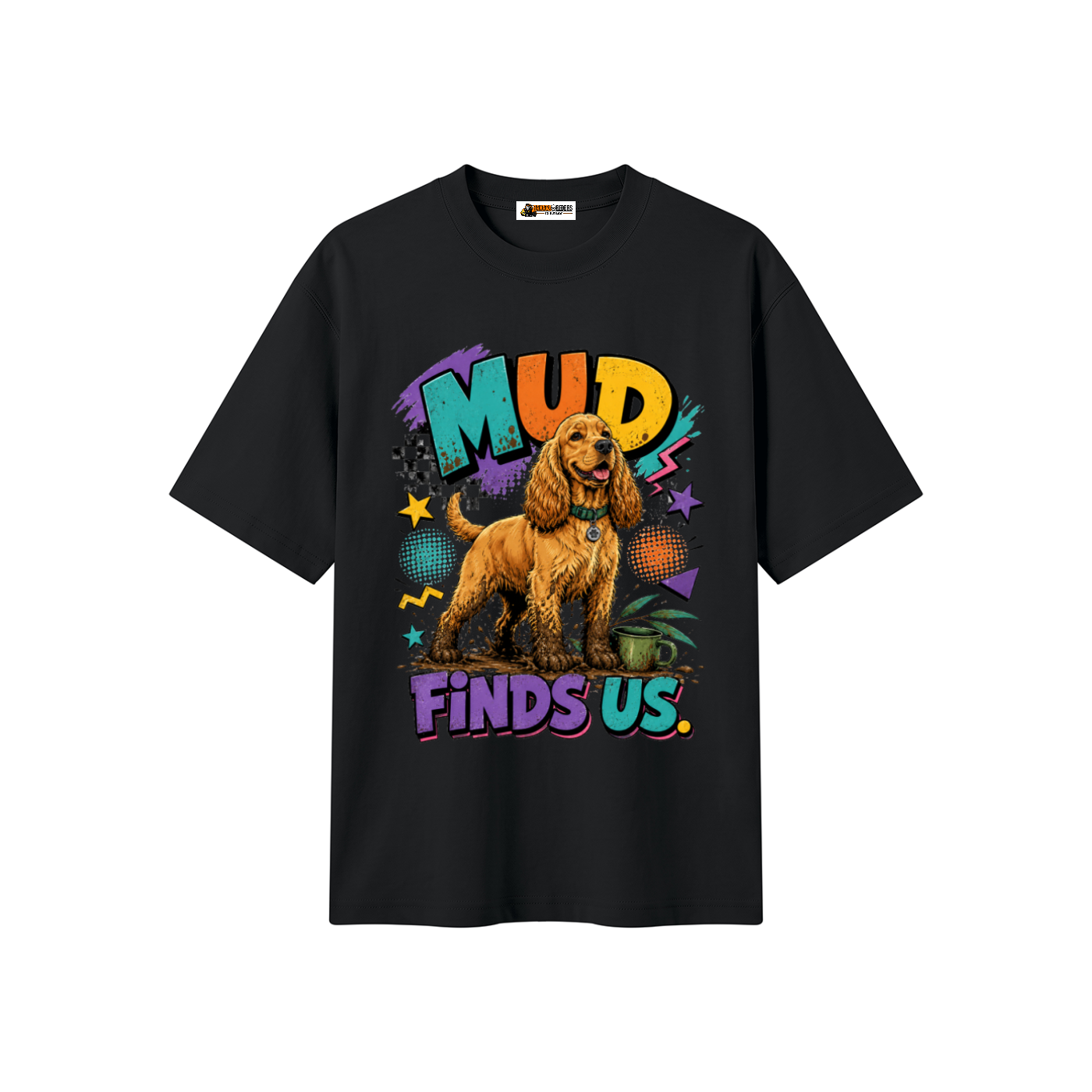 Mud Finds Us Unisex Heavyweight Oversized T-Shirt