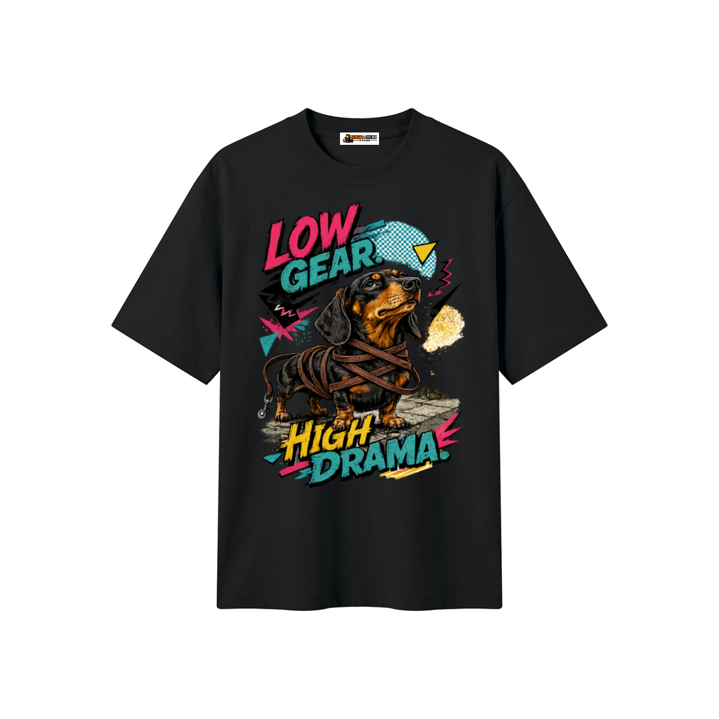 Low Gear High Drama Unisex Heavyweight Oversized T-Shirt