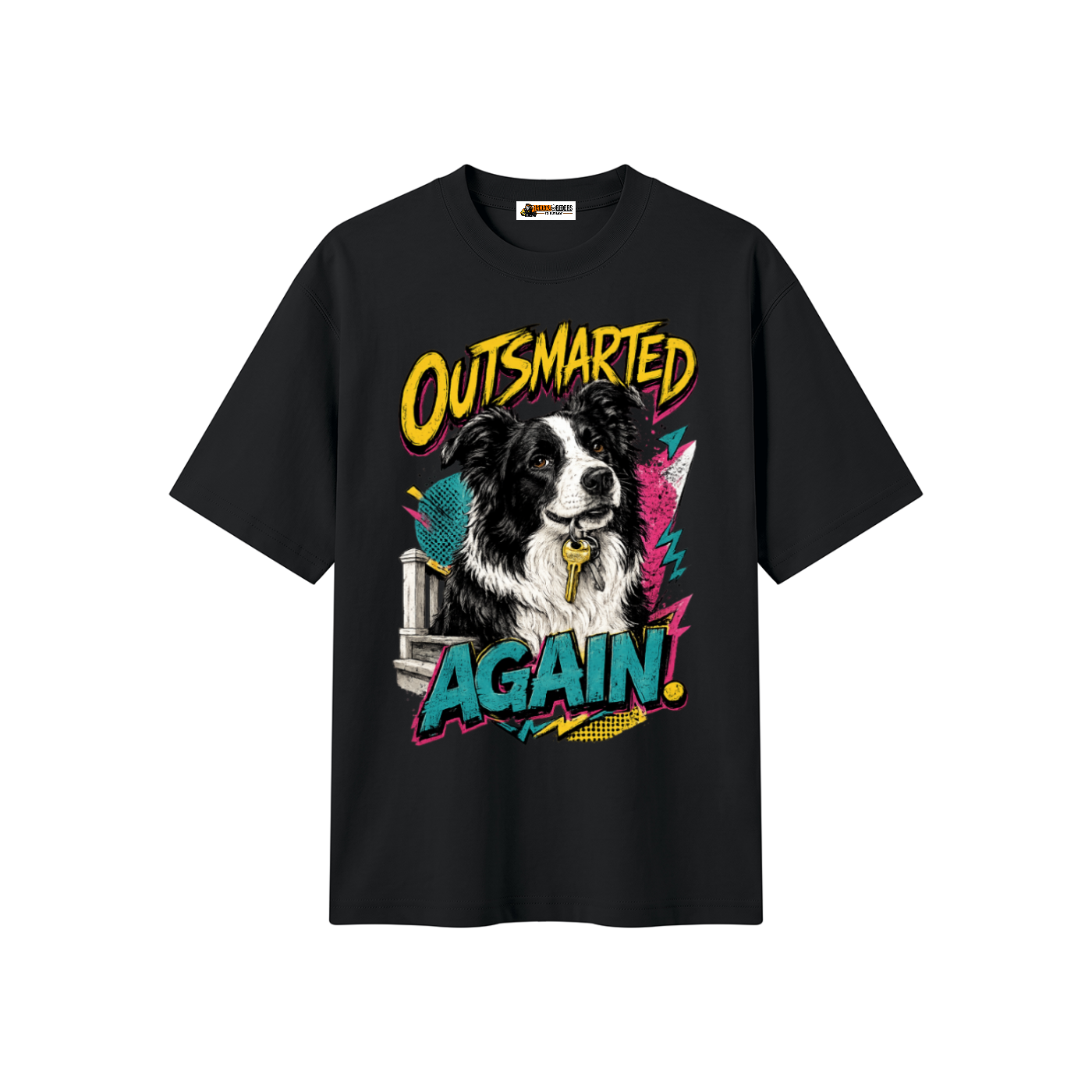 Outsmarted Again Unisex Heavyweight Oversized T-Shirt
