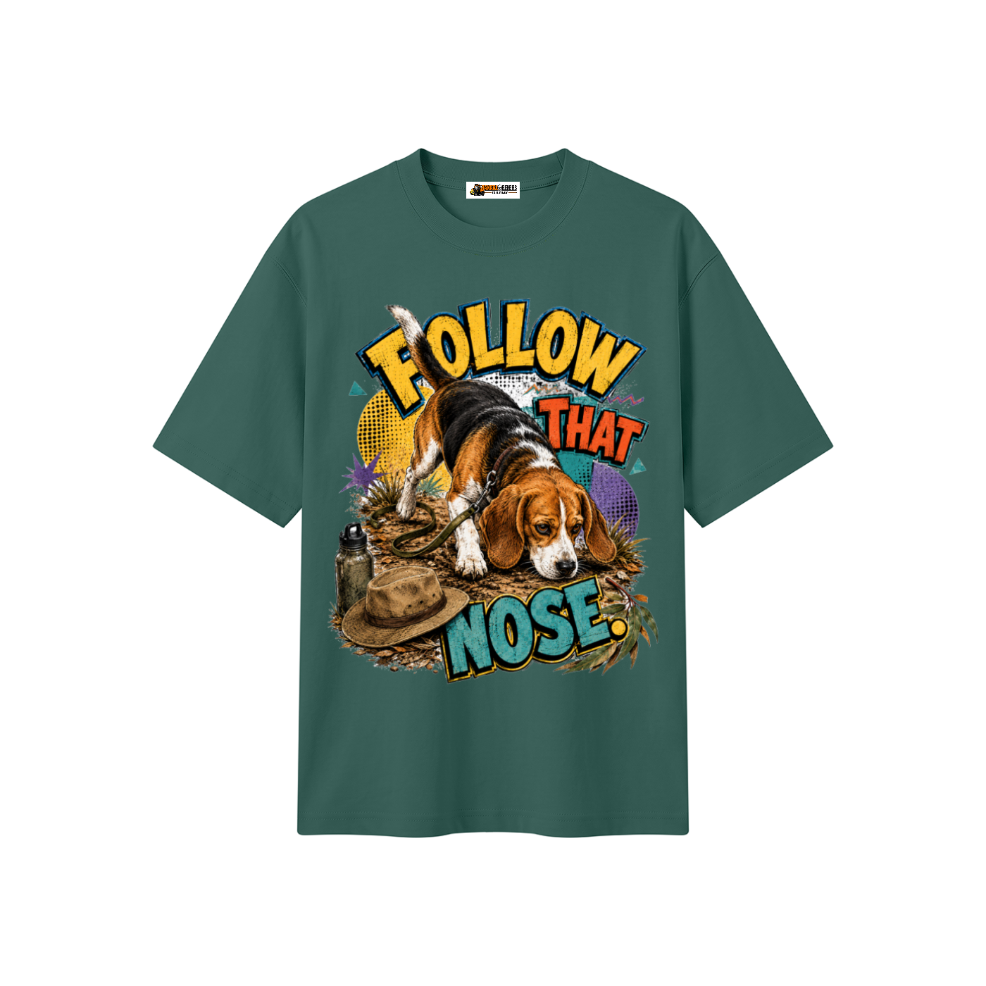 Follow That Nose Unisex Heavyweight Oversized T-Shirt