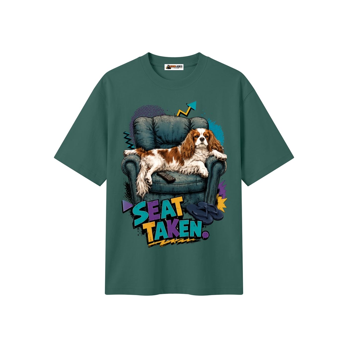 Seat Taken Unisex Heavyweight Oversized T-Shirt