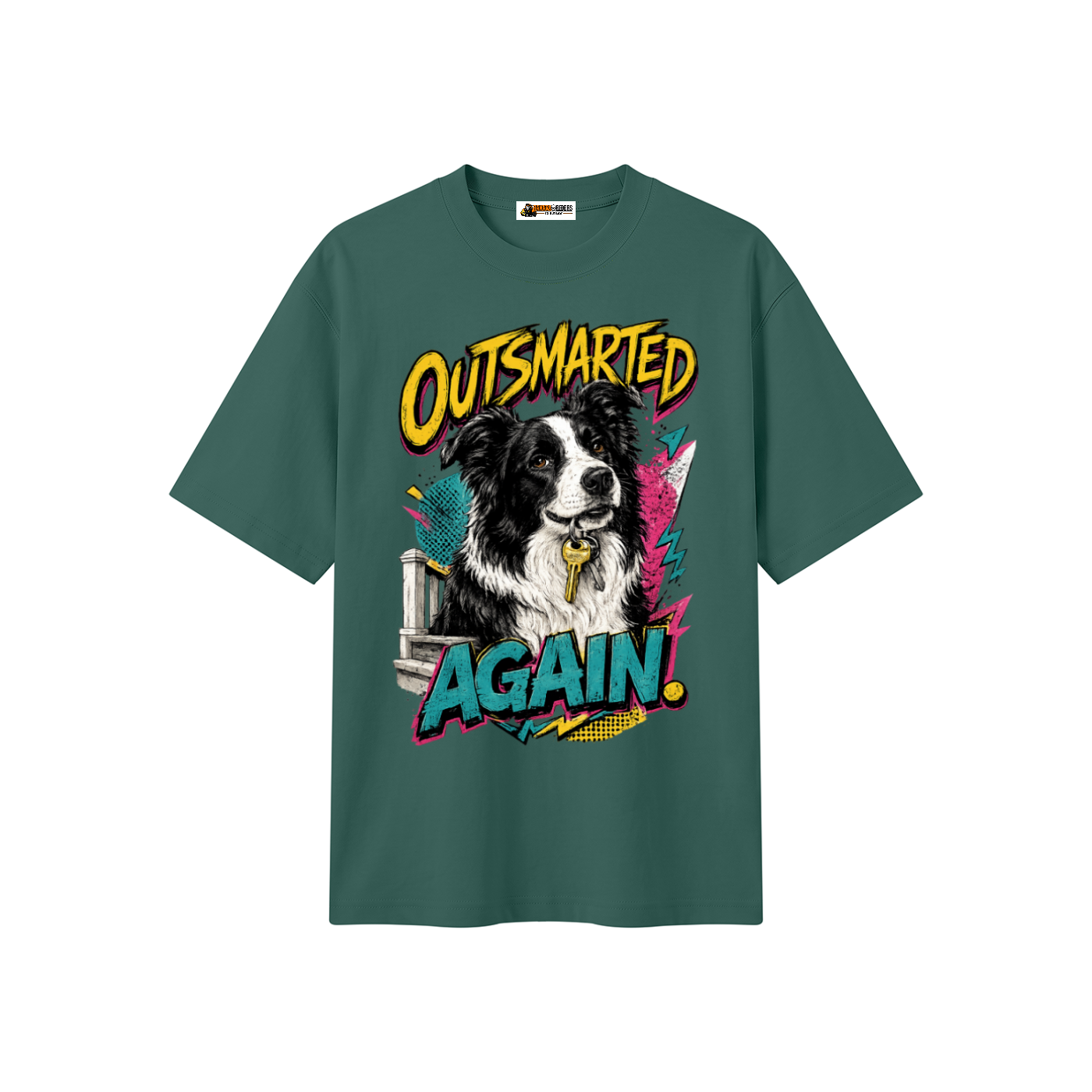 Outsmarted Again Unisex Heavyweight Oversized T-Shirt