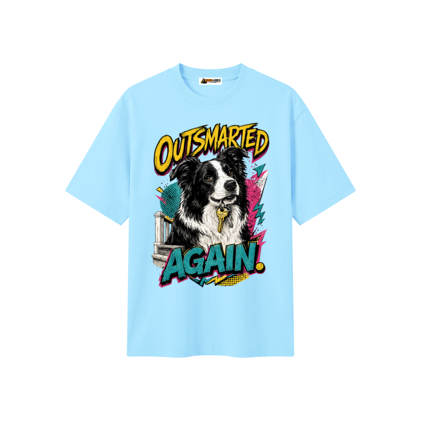 Outsmarted Again Unisex Heavyweight Oversized T-Shirt