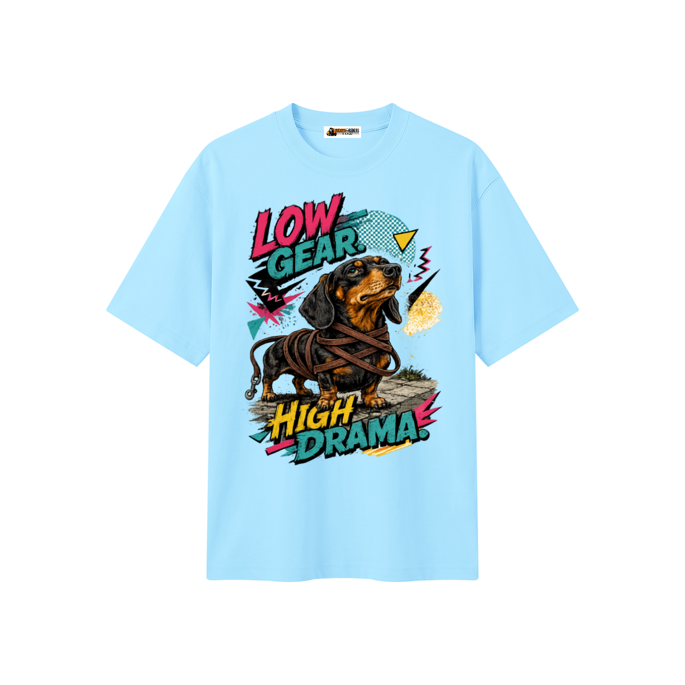Low Gear High Drama Unisex Heavyweight Oversized T-Shirt