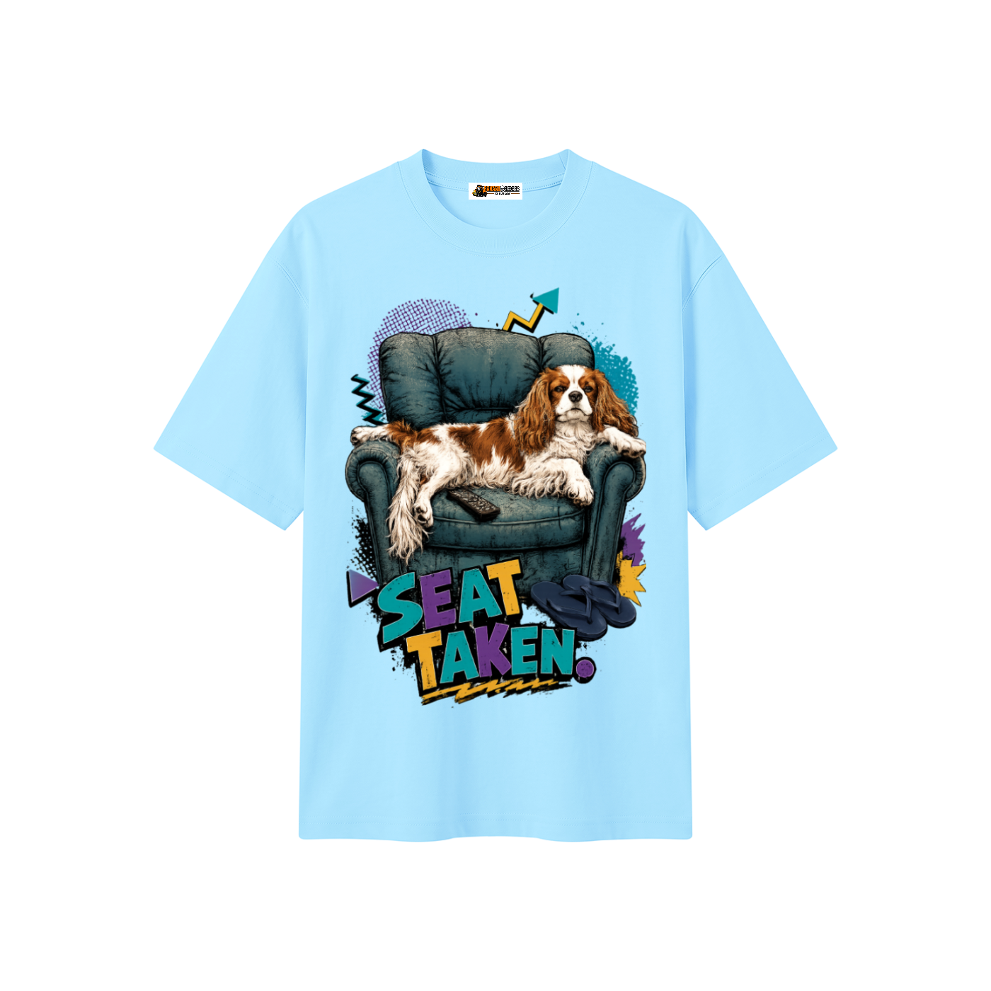 Seat Taken Unisex Heavyweight Oversized T-Shirt