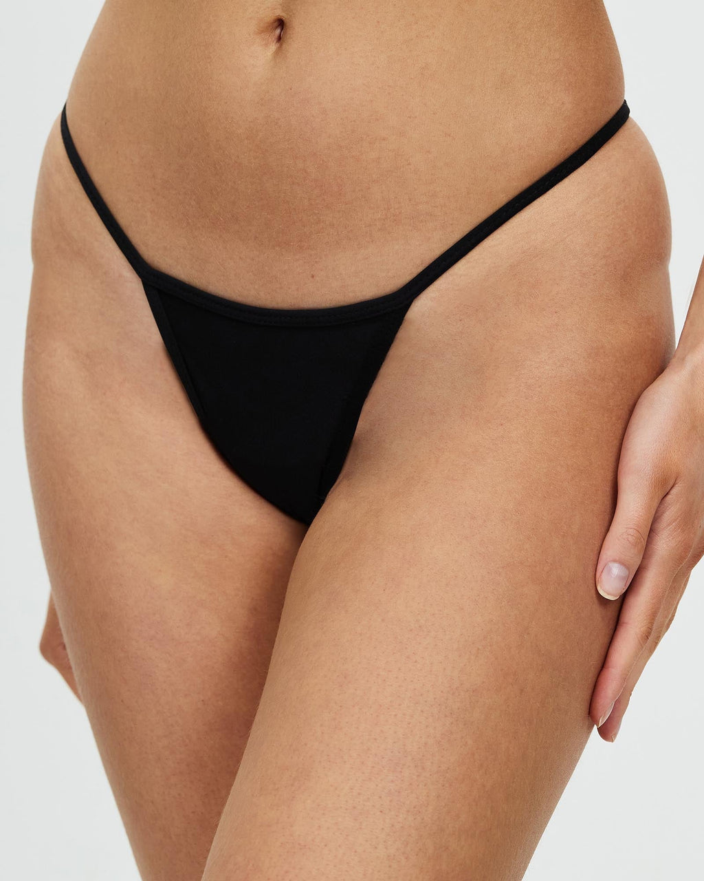 Carbon Modal G-String Underwear - Black