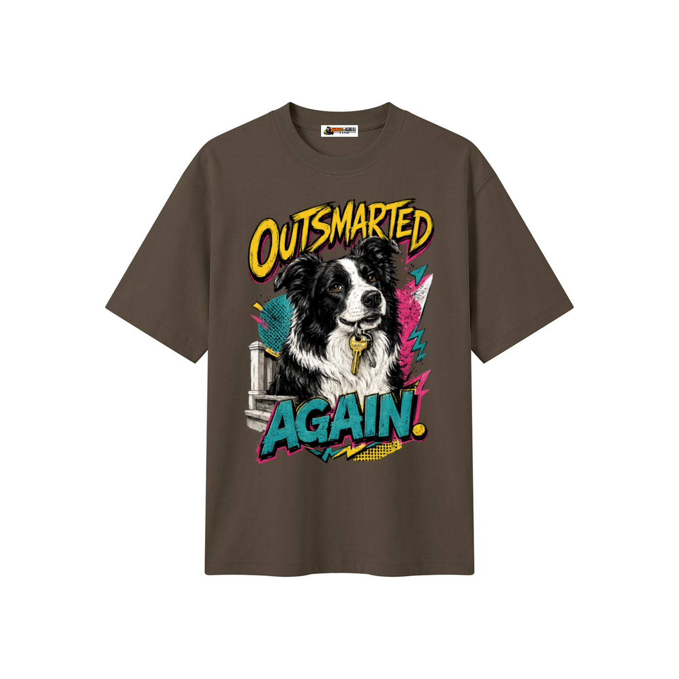 Outsmarted Again Unisex Heavyweight Oversized T-Shirt