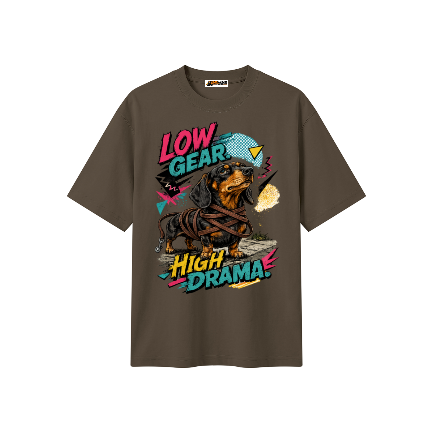 Low Gear High Drama Unisex Heavyweight Oversized T-Shirt