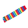 Womens Rainbow Five Finger Knee High Toe Socks