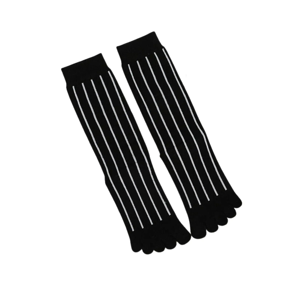 Casual Black Diamond Toe Socks Gift Box