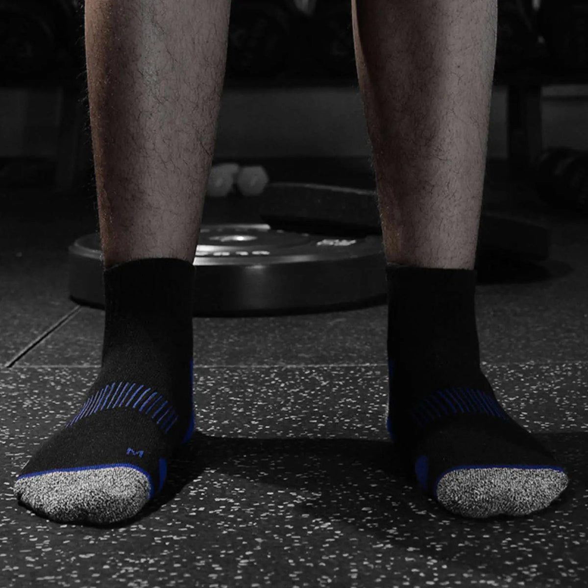 Pantsnsox 6 Pairs Anti-blister Ankle Athletic Half Work Cushioned Socks