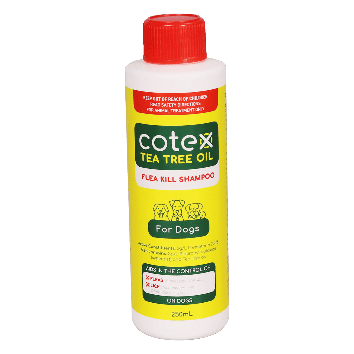 Petway Cotex Flea Kill Shampoo for Dogs 250ml