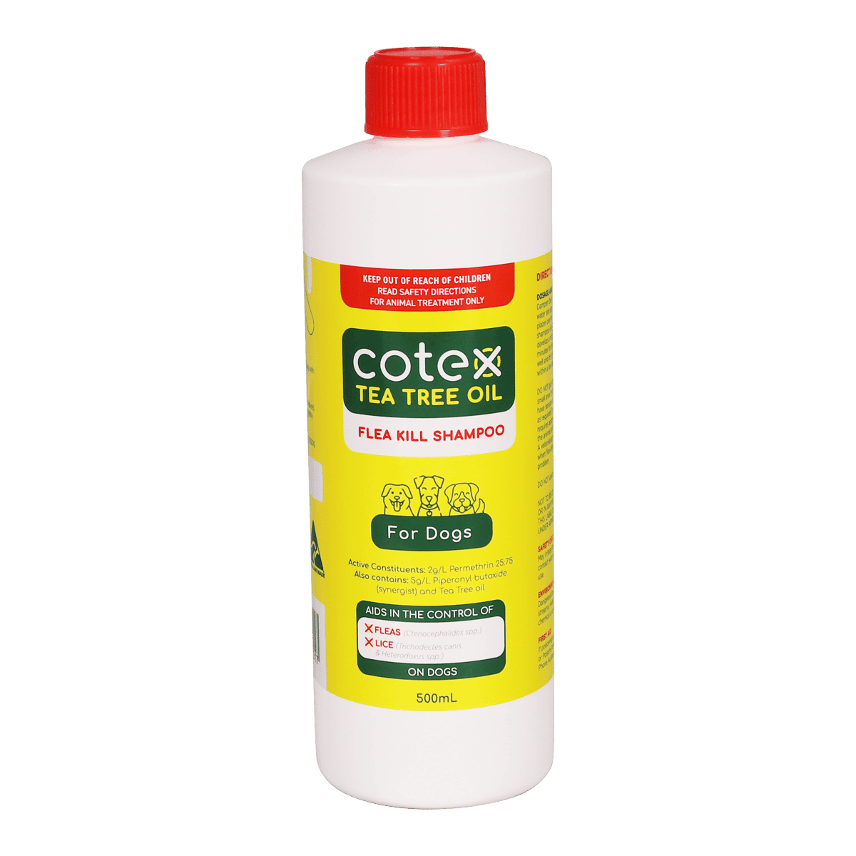 Petway Cotex Flea Kill Shampoo for Dogs 500ml
