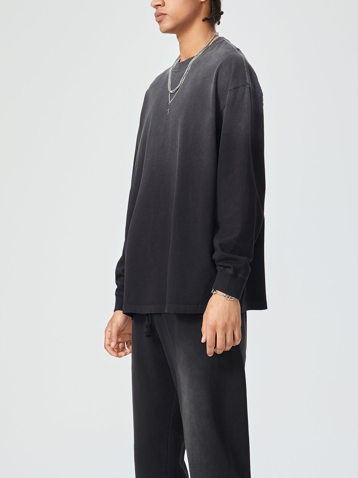 Gradient Washed Long Sleeve T-Shirt gallery view