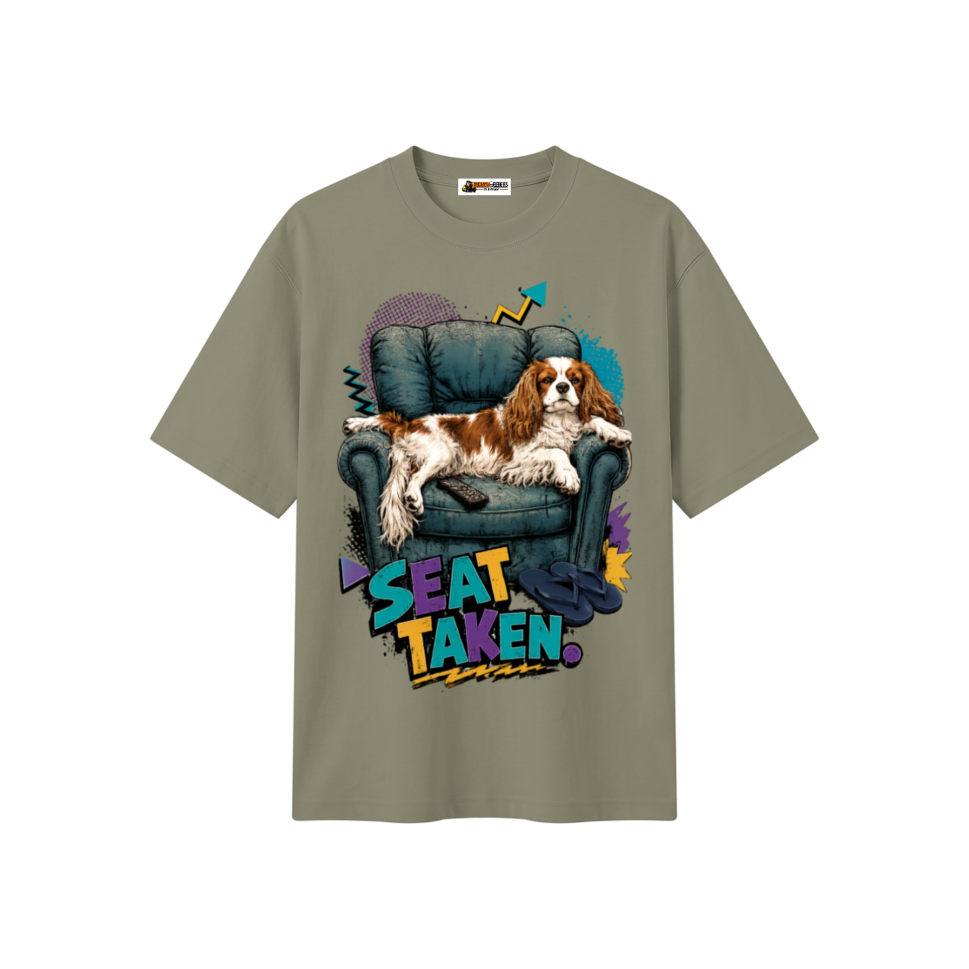 Seat Taken Unisex Heavyweight Oversized T-Shirt