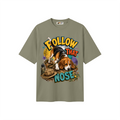 Follow That Nose Unisex Heavyweight Oversized T-Shirt
