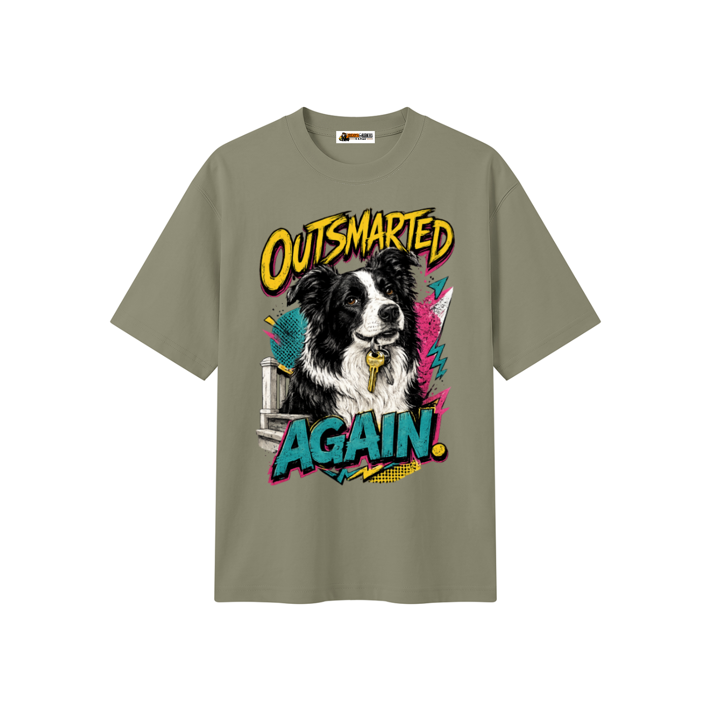 Outsmarted Again Unisex Heavyweight Oversized T-Shirt