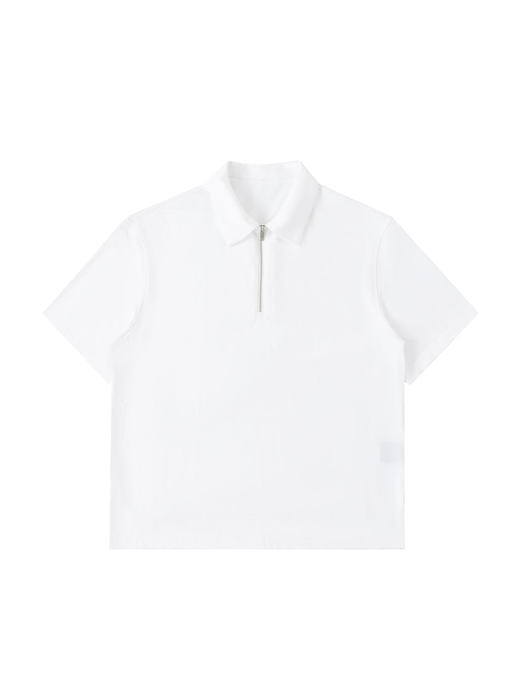 Half-Zip Cotton Polo Shirt gallery view