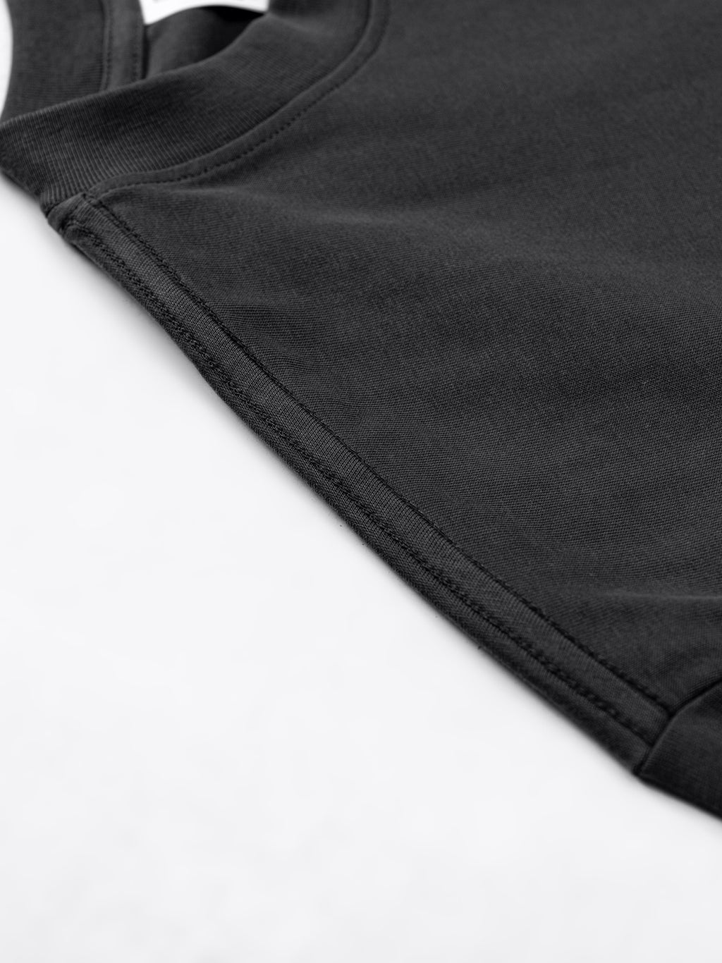 Heavyweight Earth Tone T-Shirt hem detail