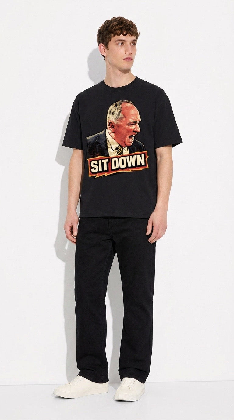 Sit Down Unisex Oversized T-Shirt