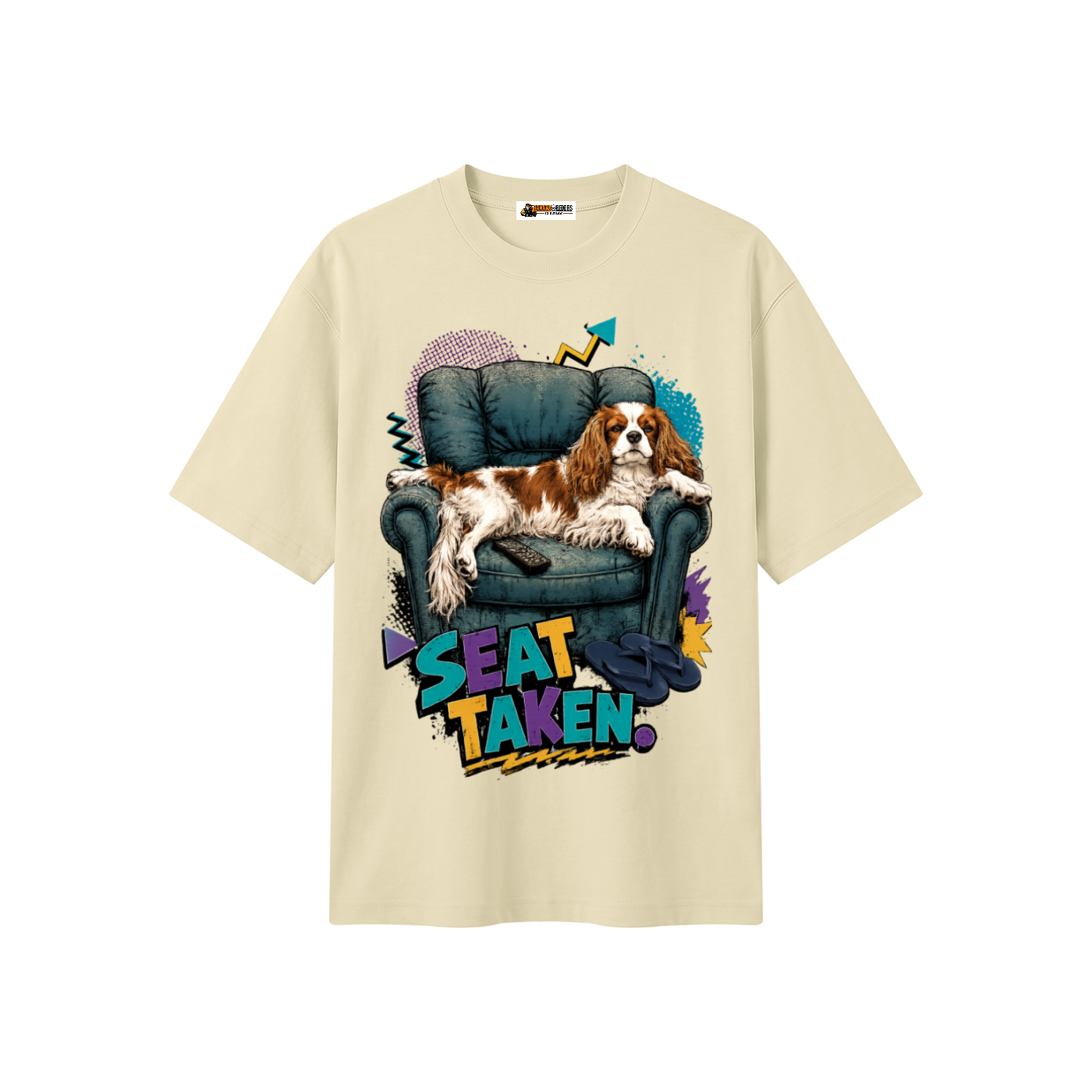 Seat Taken Unisex Heavyweight Oversized T-Shirt