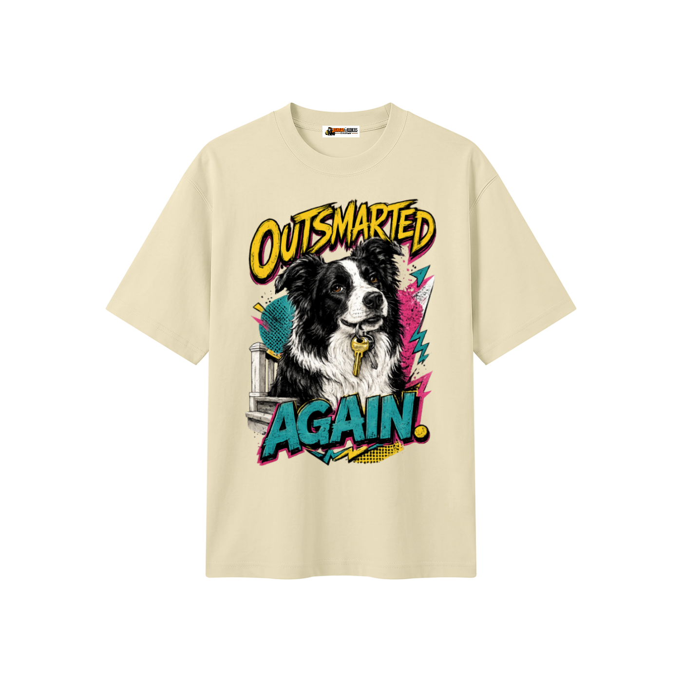 Outsmarted Again Unisex Heavyweight Oversized T-Shirt