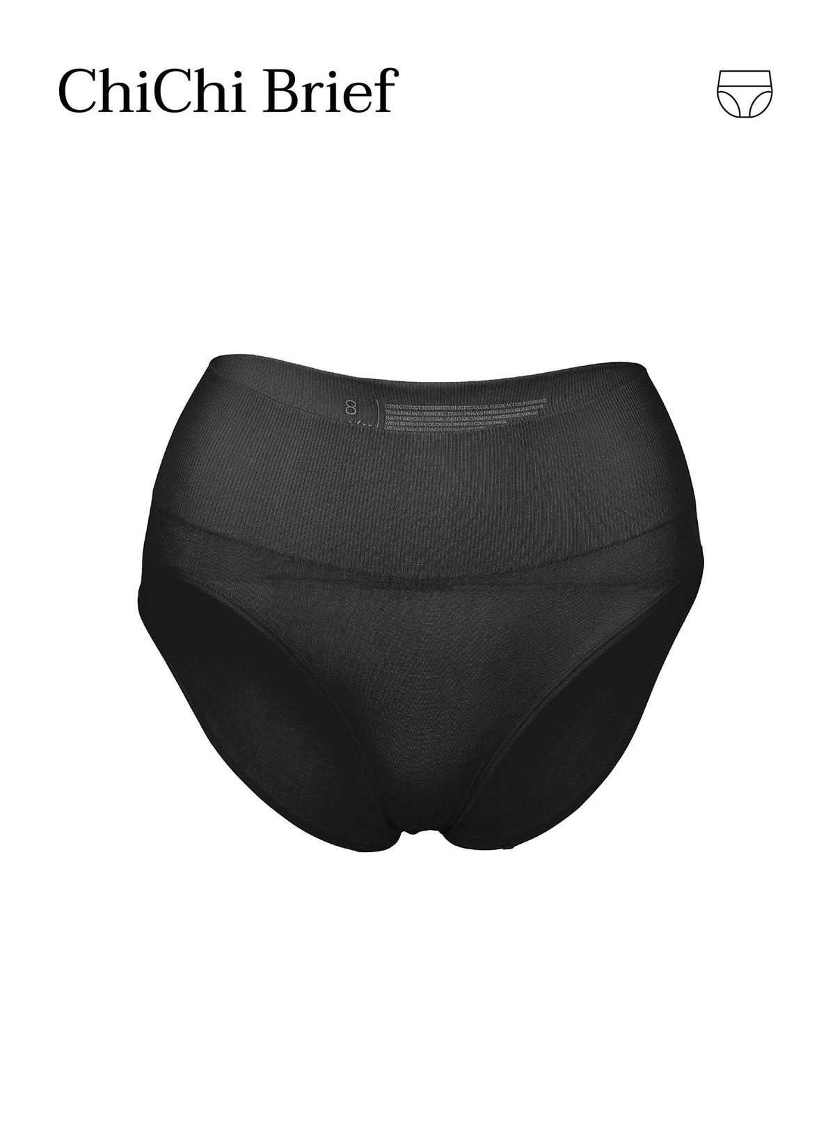 ChiChi Modal Brief Underwear - Black