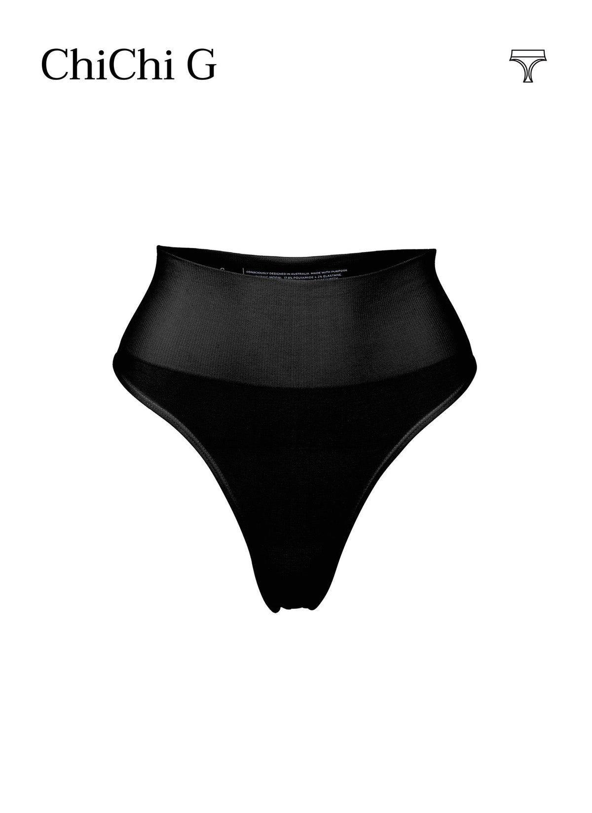 ChiChi Modal G-String Underwear - Black