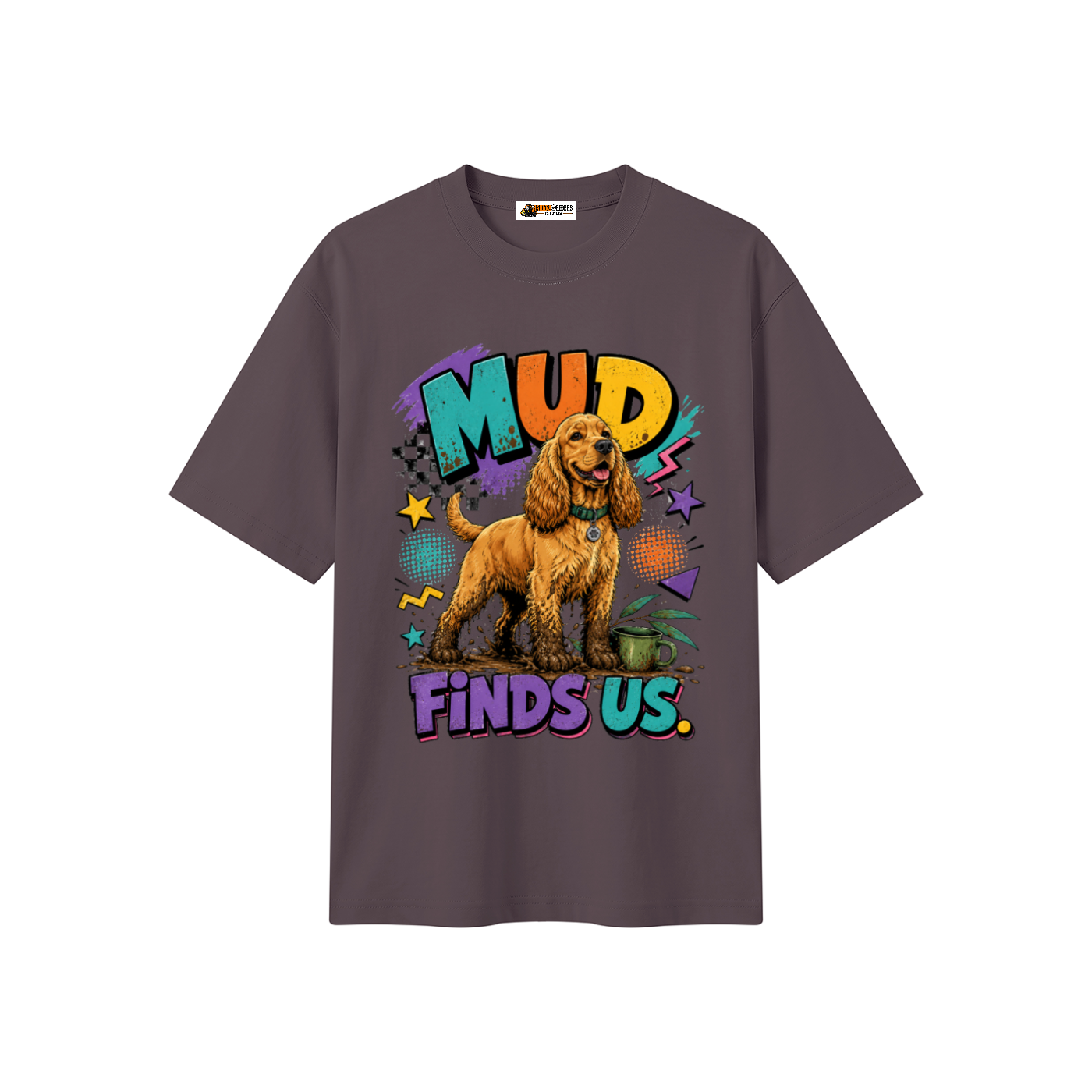 Mud Finds Us Unisex Heavyweight Oversized T-Shirt