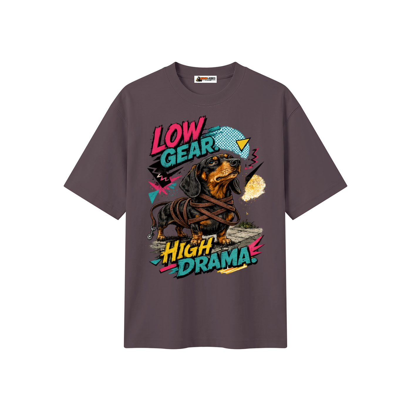 Low Gear High Drama Unisex Heavyweight Oversized T-Shirt