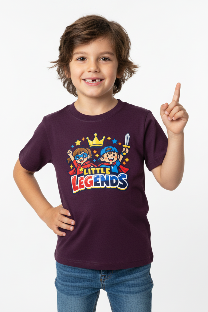 Little Legends Kid's Crewneck Short Sleeve T-Shirt