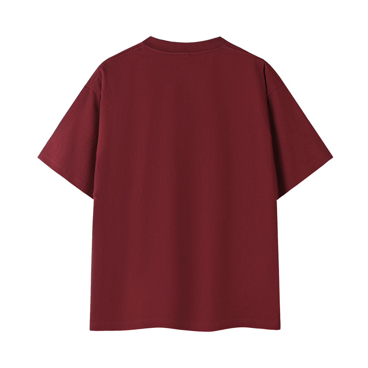 Wine Red Back in My Day Australian Quote T-Shirt 3D back mockup