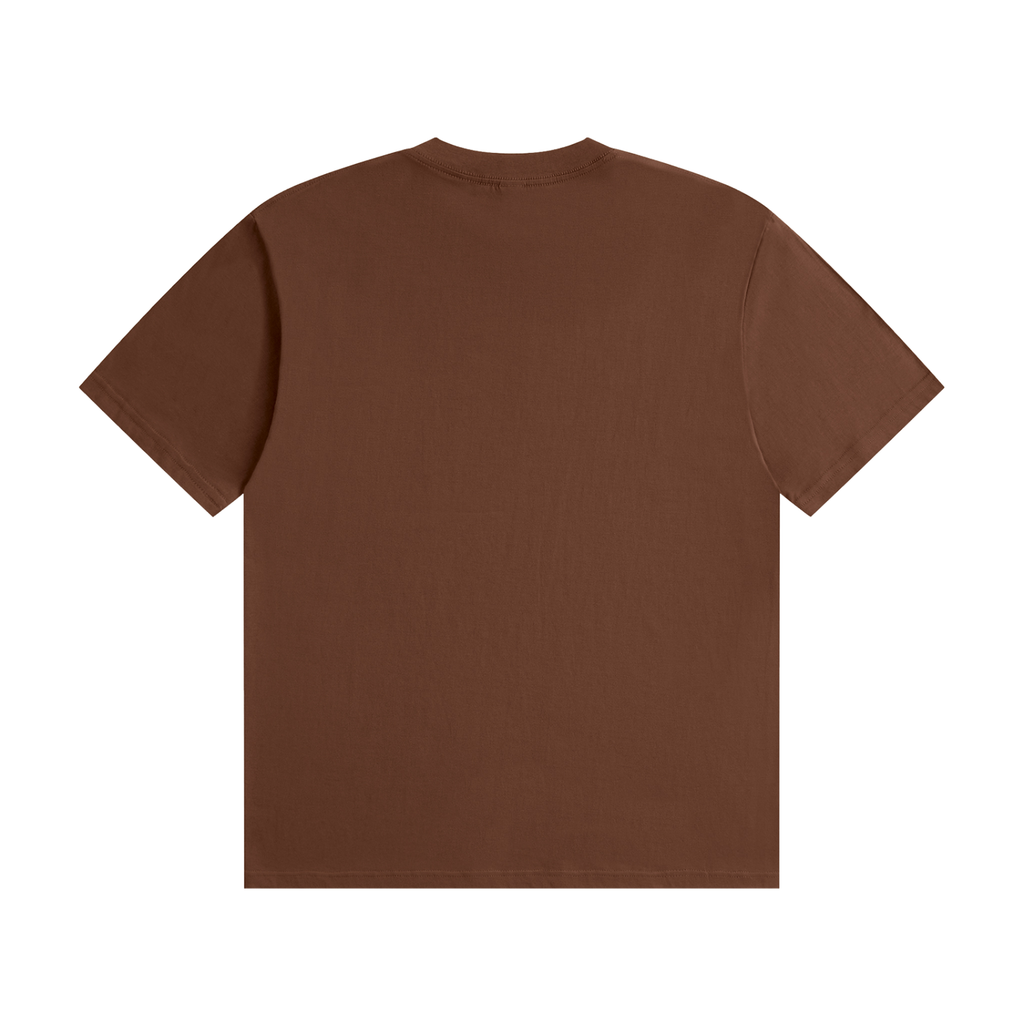 Honey Calm Down Unisex Graphic Cotton T-Shirt - Coffee back view