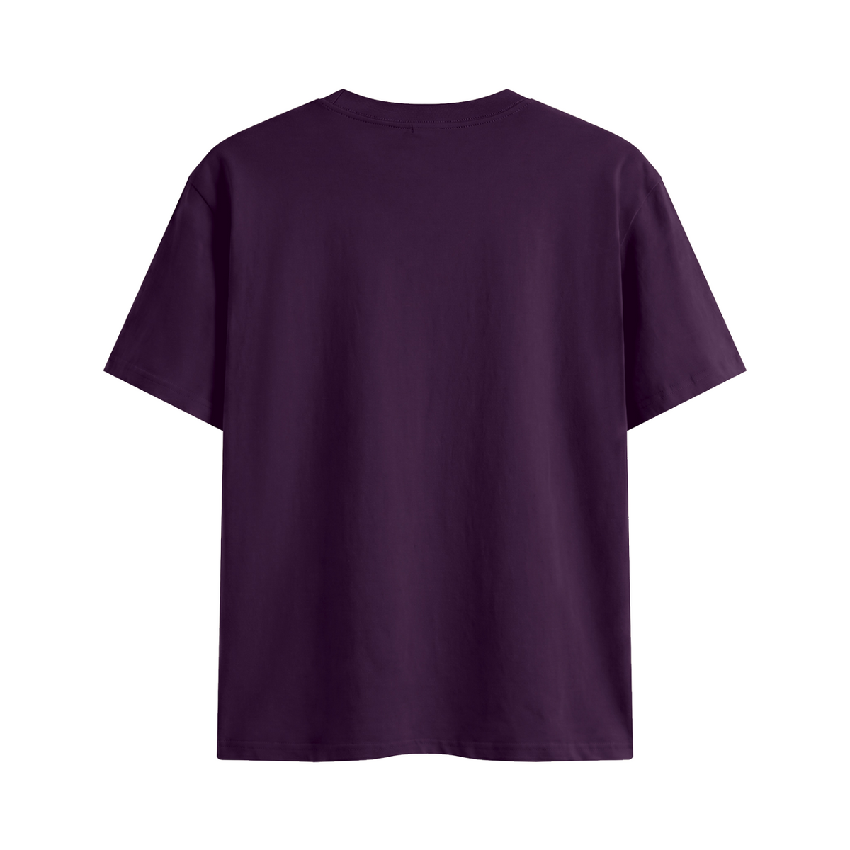 Honey Calm Down Unisex Graphic Cotton T-Shirt - Purple back 3D mockup